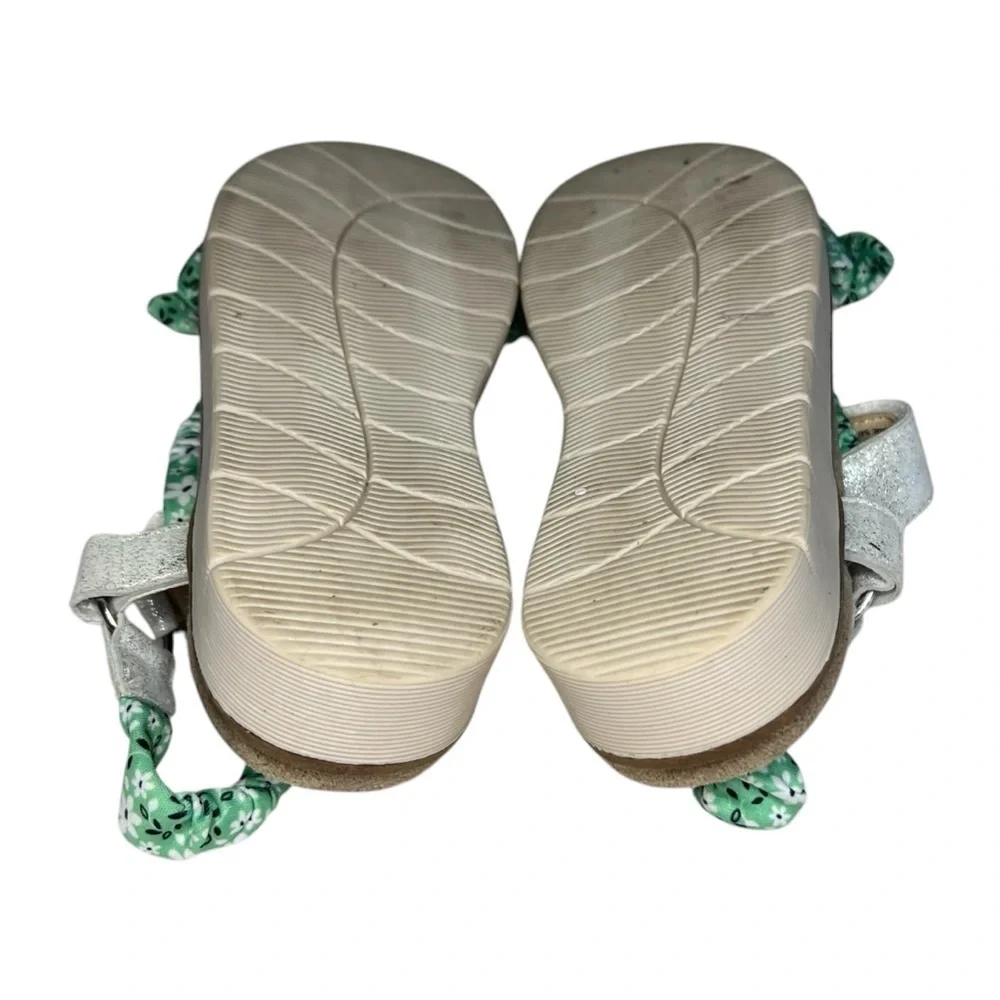 Diba Cloud Slip On Sandals Green Size 9